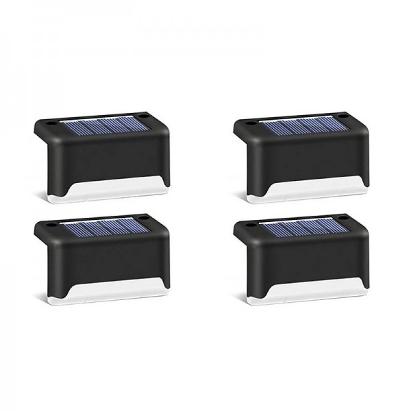 4pcs Solar Step Lights Outdoor LED Deck Stair Lights Waterproof LED for Garden Fence Step Railing Stairs Yard Patio Pathway Holiday Light 4pcs Solar Step Lights Outdoor LED Deck Stair Lights Waterproof LED for Garden Fence Step Railing Stairs Yard Patio Pathway Holiday Light
