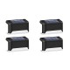4pcs Solar Step Lights Outdoor LED Deck Stair Lights Waterproof LED for Garden Fence Step Railing Stairs Yard Patio Pathway Holiday Light 4pcs Solar Step Lights Outdoor LED Deck Stair Lights Waterproof LED for Garden Fence Step Railing Stairs Yard Patio Pathway Holiday Light