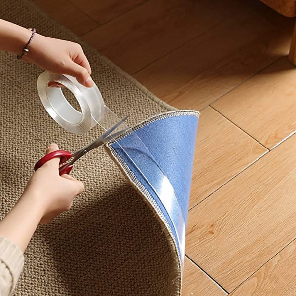 Double Sided Tape Tape Waterproof Wall Tape Reusable Heat Resistant Bathroom Home Decoration Tapes Transparent Strips Transparent Tape Poster Carpet Tape for Paste Items 3x200cm(1x79in) Double Sided Tape Tape Waterproof Wall Tape Reusable Heat Resistant Bathroom Home Decoration Tapes Transparent Strips Transparent Tape Poster Carpet Tape for Paste Items 3x200cm(1x79in)