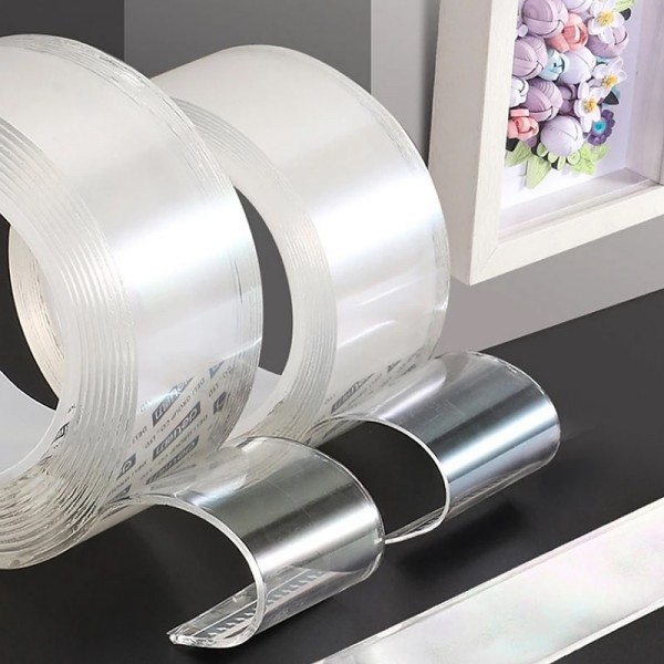 Double Sided Tape Tape Waterproof Wall Tape Reusable Heat Resistant Bathroom Home Decoration Tapes Transparent Strips Transparent Tape Poster Carpet Tape for Paste Items 3x200cm(1x79in) Double Sided Tape Tape Waterproof Wall Tape Reusable Heat Resistant Bathroom Home Decoration Tapes Transparent Strips Transparent Tape Poster Carpet Tape for Paste Items 3x200cm(1x79in)
