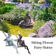 Fairy Statue Angel Fairy Statue, Garden Antique Resin, Realistic Decoration, Family Table Decoration, Garden, Lawn, Courtyard, Porch, Courtyard, Outdoor Decoration