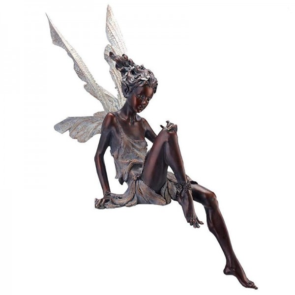 Fairy Statue Angel Fairy Statue, Garden Antique Resin, Realistic Decoration, Family Table Decoration, Garden, Lawn, Courtyard, Porch, Courtyard, Outdoor Decoration
