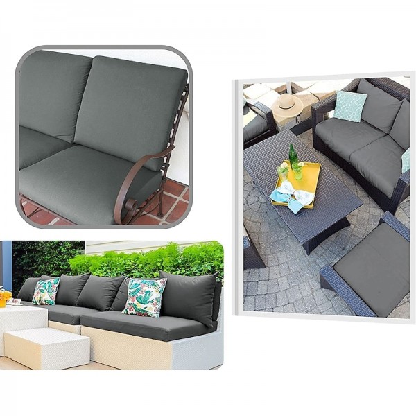 4 pcs Waterproof Seat Cushion Cover Outdoor Patio Garden Striped Water-Resistant Simple Square Zipper Traditional Classic Solid Color 4 pcs Waterproof Seat Cushion Cover Outdoor Patio Garden Striped Water-Resistant Simple Square Zipper Traditional Classic Solid Color
