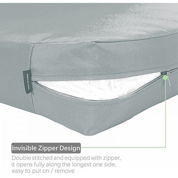 4 pcs Waterproof Seat Cushion Cover Outdoor Patio Garden Striped Water-Resistant Simple Square Zipper Traditional Classic Solid Color 4 pcs Waterproof Seat Cushion Cover Outdoor Patio Garden Striped Water-Resistant Simple Square Zipper Traditional Classic Solid Color
