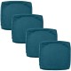 4 pcs Waterproof Seat Cushion Cover Outdoor Patio Garden Striped Water-Resistant Simple Square Zipper Traditional Classic Solid Color 4 pcs Waterproof Seat Cushion Cover Outdoor Patio Garden Striped Water-Resistant Simple Square Zipper Traditional Classic Solid Color