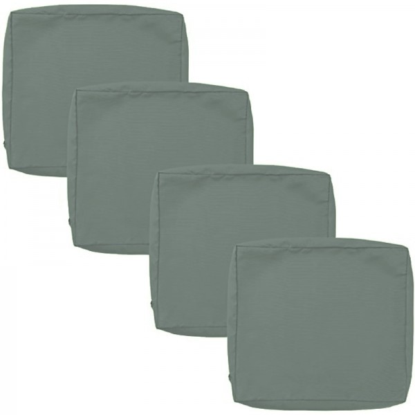 4 pcs Waterproof Seat Cushion Cover Outdoor Patio Garden Striped Water-Resistant Simple Square Zipper Traditional Classic Solid Color 4 pcs Waterproof Seat Cushion Cover Outdoor Patio Garden Striped Water-Resistant Simple Square Zipper Traditional Classic Solid Color