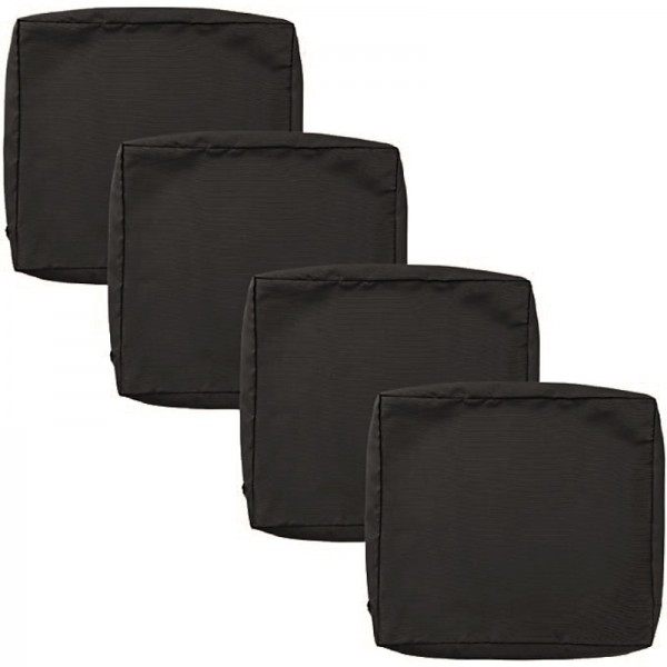 4 pcs Waterproof Seat Cushion Cover Outdoor Patio Garden Striped Water-Resistant Simple Square Zipper Traditional Classic Solid Color 4 pcs Waterproof Seat Cushion Cover Outdoor Patio Garden Striped Water-Resistant Simple Square Zipper Traditional Classic Solid Color