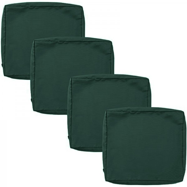 4 pcs Waterproof Seat Cushion Cover Outdoor Patio Garden Striped Water-Resistant Simple Square Zipper Traditional Classic Solid Color 4 pcs Waterproof Seat Cushion Cover Outdoor Patio Garden Striped Water-Resistant Simple Square Zipper Traditional Classic Solid Color