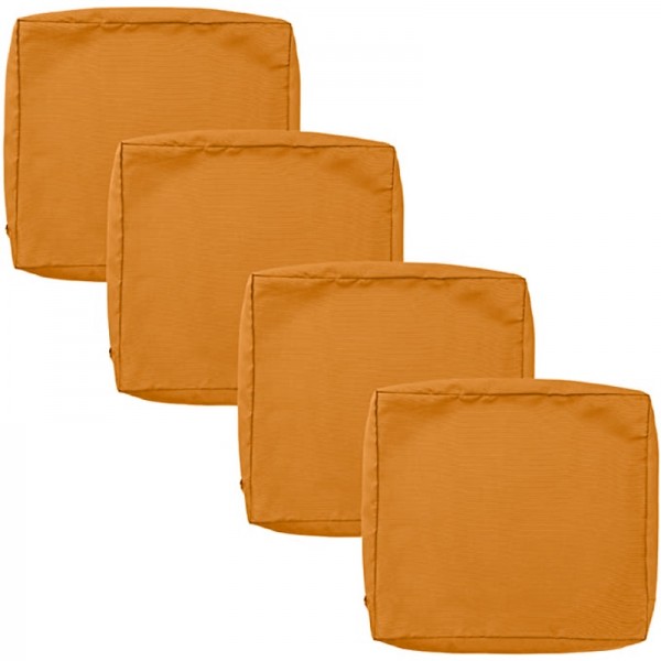 4 pcs Waterproof Seat Cushion Cover Outdoor Patio Garden Striped Water-Resistant Simple Square Zipper Traditional Classic Solid Color 4 pcs Waterproof Seat Cushion Cover Outdoor Patio Garden Striped Water-Resistant Simple Square Zipper Traditional Classic Solid Color