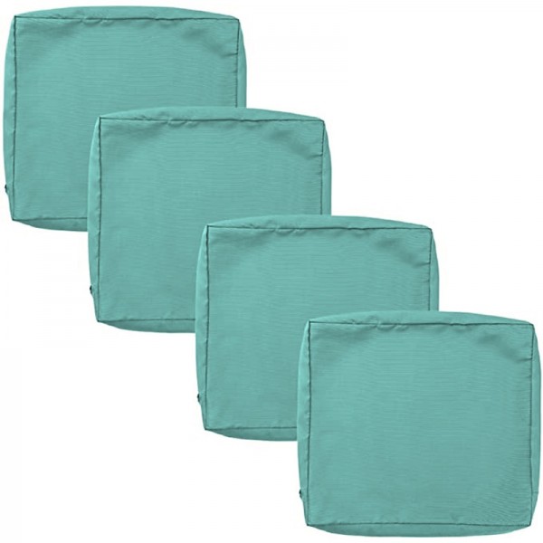 4 pcs Waterproof Seat Cushion Cover Outdoor Patio Garden Striped Water-Resistant Simple Square Zipper Traditional Classic Solid Color 4 pcs Waterproof Seat Cushion Cover Outdoor Patio Garden Striped Water-Resistant Simple Square Zipper Traditional Classic Solid Color