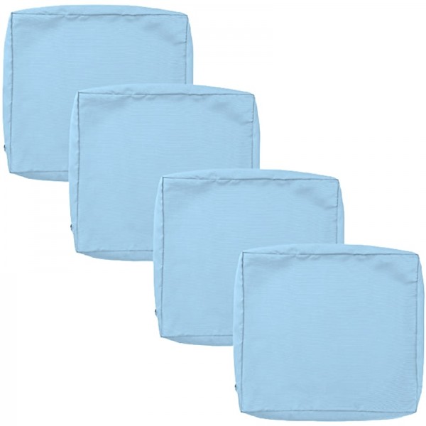4 pcs Waterproof Seat Cushion Cover Outdoor Patio Garden Striped Water-Resistant Simple Square Zipper Traditional Classic Solid Color 4 pcs Waterproof Seat Cushion Cover Outdoor Patio Garden Striped Water-Resistant Simple Square Zipper Traditional Classic Solid Color