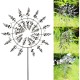 Magical Metal Garden Windmill,Kinetic Wind Spinners,Wind Sculpture for Yard 3D Outdoor Wind Kinetic Sculpture Move with The Wind - Metal Wind Spinners Suitable for Garden Terrace Lawn Yard