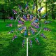Magical Metal Garden Windmill,Kinetic Wind Spinners,Wind Sculpture for Yard 3D Outdoor Wind Kinetic Sculpture Move with The Wind - Metal Wind Spinners Suitable for Garden Terrace Lawn Yard