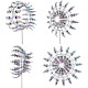 Magical Metal Garden Windmill,Kinetic Wind Spinners,Wind Sculpture for Yard 3D Outdoor Wind Kinetic Sculpture Move with The Wind - Metal Wind Spinners Suitable for Garden Terrace Lawn Yard