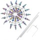 Magical Metal Garden Windmill,Kinetic Wind Spinners,Wind Sculpture for Yard 3D Outdoor Wind Kinetic Sculpture Move with The Wind - Metal Wind Spinners Suitable for Garden Terrace Lawn Yard