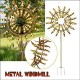 Magical Metal Garden Windmill,Kinetic Wind Spinners,Wind Sculpture for Yard 3D Outdoor Wind Kinetic Sculpture Move with The Wind - Metal Wind Spinners Suitable for Garden Terrace Lawn Yard