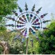 Magical Metal Garden Windmill,Kinetic Wind Spinners,Wind Sculpture for Yard 3D Outdoor Wind Kinetic Sculpture Move with The Wind - Metal Wind Spinners Suitable for Garden Terrace Lawn Yard