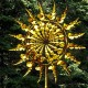 Magical Metal Garden Windmill,Kinetic Wind Spinners,Wind Sculpture for Yard 3D Outdoor Wind Kinetic Sculpture Move with The Wind - Metal Wind Spinners Suitable for Garden Terrace Lawn Yard