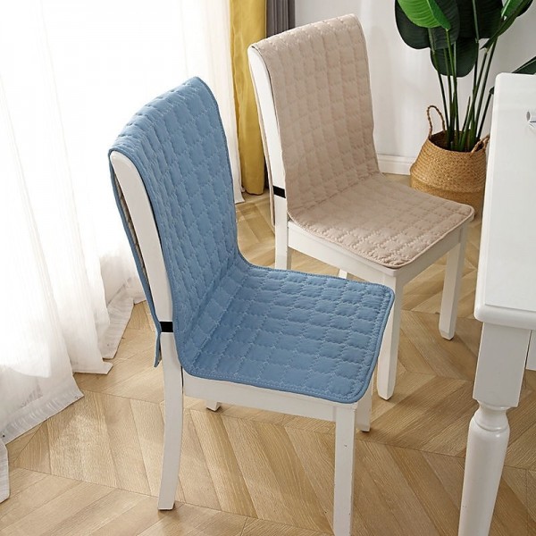 Dining Chair Cover Chair Seat Cushion Pad Slipcover Non-Slip with Ties Thick Durable and Washable Pads for Dining Room, Office, Kitchen Dining Chair Cover Chair Seat Cushion Pad Slipcover Non-Slip with Ties Thick Durable and Washable Pads for Dining Room, Office, Kitchen