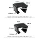 8pcs Extra Strong Connectors Garden Furniture Clips Polyrattan Furniture Clips for Lounge Set Clips Clips for Garden Furniture Set Module Outdoor Couch Patio Furniture