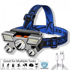 LED Headlights USB Rechargeable Waterproof LED Headlamp For Outdoor Camping Adventure