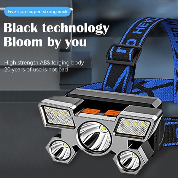 LED Headlights USB Rechargeable Waterproof LED Headlamp For Outdoor Camping Adventure LED Headlights USB Rechargeable Waterproof LED Headlamp For Outdoor Camping Adventure