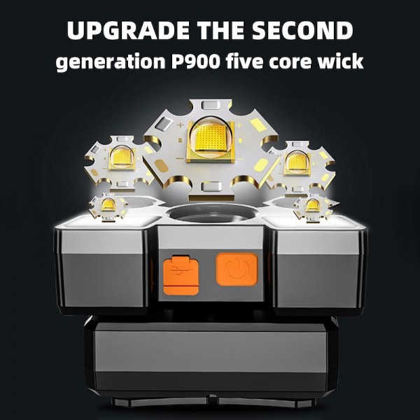 LED Headlights USB Rechargeable Waterproof LED Headlamp For Outdoor Camping Adventure LED Headlights USB Rechargeable Waterproof LED Headlamp For Outdoor Camping Adventure