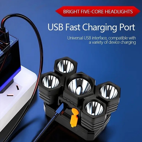LED Headlights USB Rechargeable Waterproof LED Headlamp For Outdoor Camping Adventure LED Headlights USB Rechargeable Waterproof LED Headlamp For Outdoor Camping Adventure