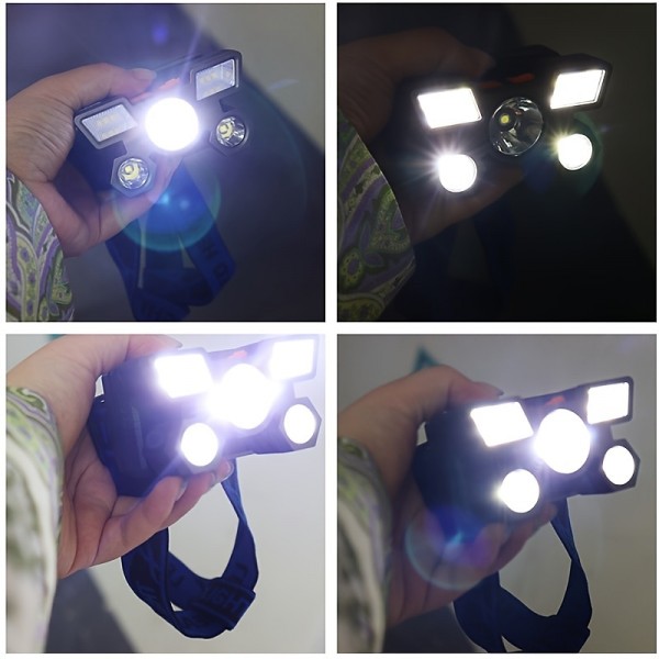LED Headlights USB Rechargeable Waterproof LED Headlamp For Outdoor Camping Adventure LED Headlights USB Rechargeable Waterproof LED Headlamp For Outdoor Camping Adventure