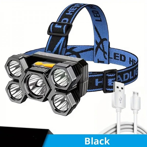 LED Headlights USB Rechargeable Waterproof LED Headlamp For Outdoor Camping Adventure LED Headlights USB Rechargeable Waterproof LED Headlamp For Outdoor Camping Adventure