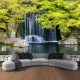 Magnificent Waterfall Forest Scenery Tapestry Art Decoration Curtain Hanging Family Bedroom Living Room Decoration