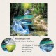 Magnificent Waterfall Forest Scenery Tapestry Art Decoration Curtain Hanging Family Bedroom Living Room Decoration
