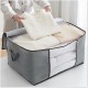 1pc Large Storage Bag Organizer Clothes Storage With Reinforced Handle, Storage Containers For Bedding, Comforters, Clothing, Closet, Clear Window, Sturdy Zippers 1pc Large Storage Bag Organizer Clothes Storage With Reinforced Handle, Storage Containers For Bedding, Comforters, Clothing, Closet, Clear Window, Sturdy Zippers
