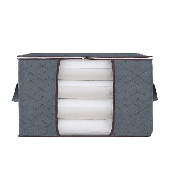 1pc Large Storage Bag Organizer Clothes Storage With Reinforced Handle, Storage Containers For Bedding, Comforters, Clothing, Closet, Clear Window, Sturdy Zippers 1pc Large Storage Bag Organizer Clothes Storage With Reinforced Handle, Storage Containers For Bedding, Comforters, Clothing, Closet, Clear Window, Sturdy Zippers