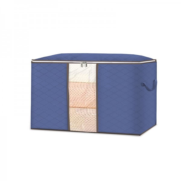 1pc Large Storage Bag Organizer Clothes Storage With Reinforced Handle, Storage Containers For Bedding, Comforters, Clothing, Closet, Clear Window, Sturdy Zippers 1pc Large Storage Bag Organizer Clothes Storage With Reinforced Handle, Storage Containers For Bedding, Comforters, Clothing, Closet, Clear Window, Sturdy Zippers