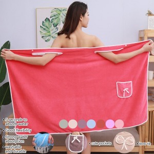 Plus Size 80-180 Catties  Wearable Bath Towel Sling Bathrobe Bath Skirt Thickened  Pure Cotton Absorbent Plus Size 80-180 Catties  Wearable Bath Towel Sling Bathrobe Bath Skirt Thickened  Pure Cotton Absorbent