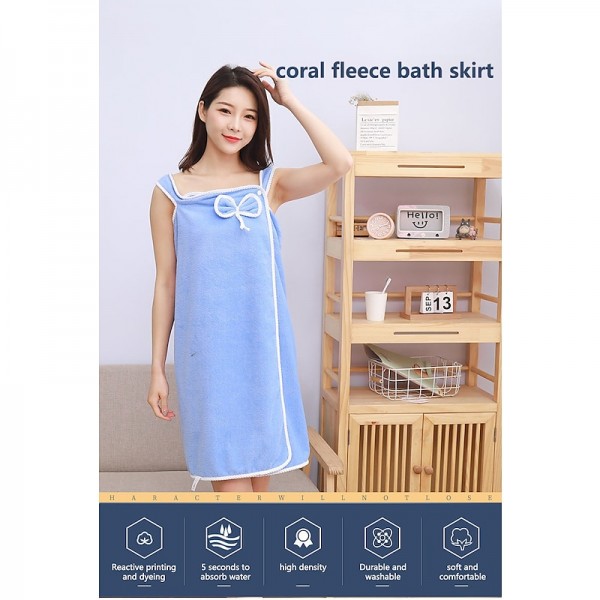 Plus Size 80-180 Catties  Wearable Bath Towel Sling Bathrobe Bath Skirt Thickened  Pure Cotton Absorbent Plus Size 80-180 Catties  Wearable Bath Towel Sling Bathrobe Bath Skirt Thickened  Pure Cotton Absorbent