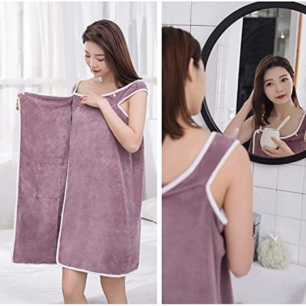 Plus Size 80-180 Catties  Wearable Bath Towel Sling Bathrobe Bath Skirt Thickened  Pure Cotton Absorbent Plus Size 80-180 Catties  Wearable Bath Towel Sling Bathrobe Bath Skirt Thickened  Pure Cotton Absorbent