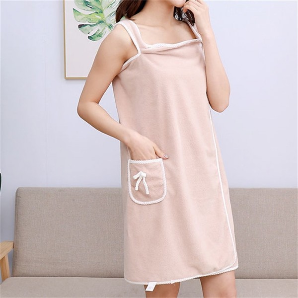 Plus Size 80-180 Catties  Wearable Bath Towel Sling Bathrobe Bath Skirt Thickened  Pure Cotton Absorbent Plus Size 80-180 Catties  Wearable Bath Towel Sling Bathrobe Bath Skirt Thickened  Pure Cotton Absorbent