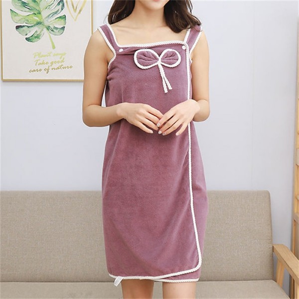 Plus Size 80-180 Catties  Wearable Bath Towel Sling Bathrobe Bath Skirt Thickened  Pure Cotton Absorbent Plus Size 80-180 Catties  Wearable Bath Towel Sling Bathrobe Bath Skirt Thickened  Pure Cotton Absorbent