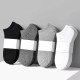 5 Pairs Of Black And White Gray Socks Four Seasons Solid Color Short Tube Invisible Low Socks Sweat-Absorbing 5 Pairs Of Black And White Gray Socks Four Seasons Solid Color Short Tube Invisible Low Socks Sweat-Absorbing