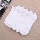 5 Pairs Of Black And White Gray Socks Four Seasons Solid Color Short Tube Invisible Low Socks Sweat-Absorbing 5 Pairs Of Black And White Gray Socks Four Seasons Solid Color Short Tube Invisible Low Socks Sweat-Absorbing