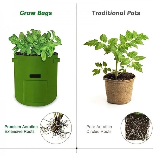 Plant Grow Bags Home Garden Potato Pot Greenhouse Vegetable Growing Bags Moisturizing Jardin Vertical Garden Bag Tools Plant Grow Bags Home Garden Potato Pot Greenhouse Vegetable Growing Bags Moisturizing Jardin Vertical Garden Bag Tools