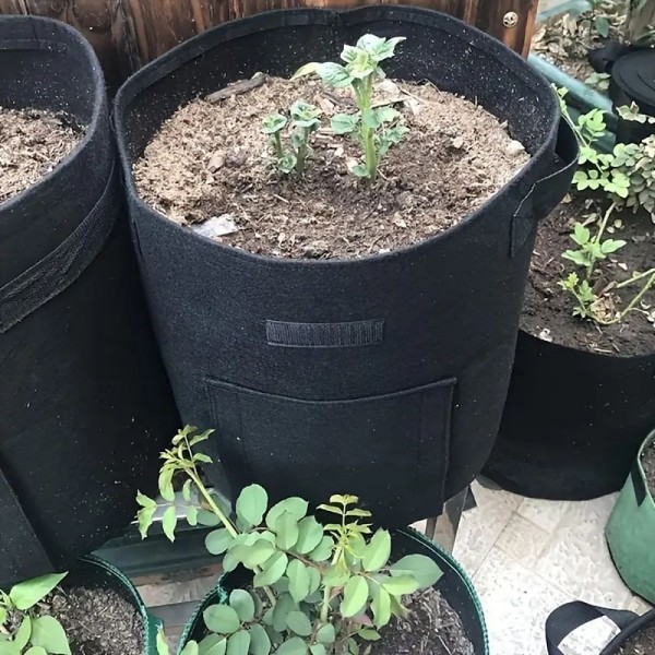 Plant Grow Bags Home Garden Potato Pot Greenhouse Vegetable Growing Bags Moisturizing Jardin Vertical Garden Bag Tools Plant Grow Bags Home Garden Potato Pot Greenhouse Vegetable Growing Bags Moisturizing Jardin Vertical Garden Bag Tools