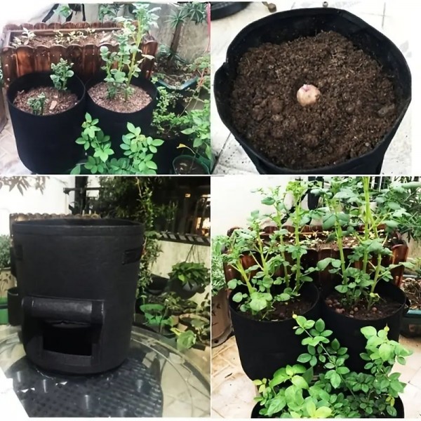 Plant Grow Bags Home Garden Potato Pot Greenhouse Vegetable Growing Bags Moisturizing Jardin Vertical Garden Bag Tools Plant Grow Bags Home Garden Potato Pot Greenhouse Vegetable Growing Bags Moisturizing Jardin Vertical Garden Bag Tools