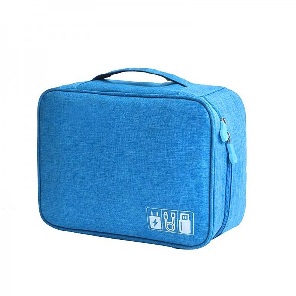 Electronics Organizer, Travel Universal Cable Organizer Bag, Waterproof Electronics Accessories Storage Cases,Charger, Phone, USB, SD Card, Hard Drives, Power Bank, Cords 9.45*7.09*3.94Inch Electronics Organizer, Travel Universal Cable Organizer Bag, Waterproof Electronics Accessories Storage Cases,Charger, Phone, USB, SD Card, Hard Drives, Power Bank, Cords 9.45*7.09*3.94Inch