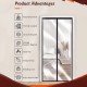 Magnetic Screen Door Portable, Fly Or Bug Screen Magnetic, Doorway Mosquito Net For Sliding Door,Garage,Patio,Kitchen,Living,Window Room,Bedroom,Bar,Pet and Kid Easy Entry Magnetic Screen Door Portable, Fly Or Bug Screen Magnetic, Doorway Mosquito Net For Sliding Door,Garage,Patio,Kitchen,Living,Window Room,Bedroom,Bar,Pet and Kid Easy Entry