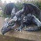 Big Squatting Dragon Sculpture, Resin Gothic Dragon Statue, Handicraft, Outdoor Decoration Big Squatting Dragon Sculpture, Resin Gothic Dragon Statue, Handicraft, Outdoor Decoration