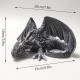 Big Squatting Dragon Sculpture, Resin Gothic Dragon Statue, Handicraft, Outdoor Decoration Big Squatting Dragon Sculpture, Resin Gothic Dragon Statue, Handicraft, Outdoor Decoration
