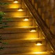 4pcs Solar Fence Lights Outdoor Waterproof Garden Light Courtyard Fence Steps Balcony Walkway Holiday Decoration Lighting Solar Night Lamp 4pcs Solar Fence Lights Outdoor Waterproof Garden Light Courtyard Fence Steps Balcony Walkway Holiday Decoration Lighting Solar Night Lamp
